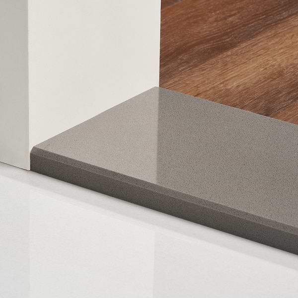 Light Gray 6x36 Engineered Stone Threshold Saddle