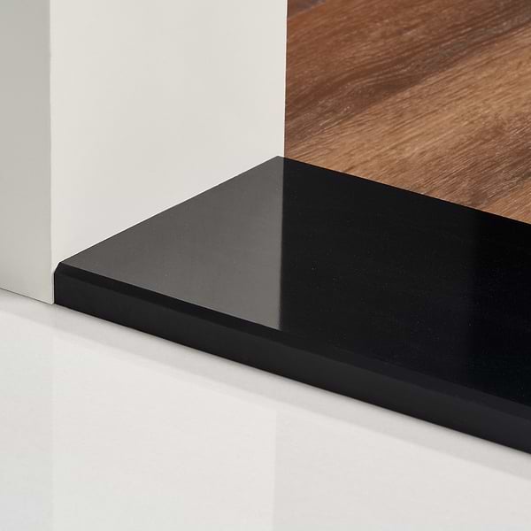 Pure Black 6x36 Engineered Stone Threshold Saddle
