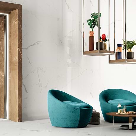 Marble Look Porcelain Tile for Backsplash,Kitchen Wall,Bathroom Wall,Shower Wall,Outdoor Wall