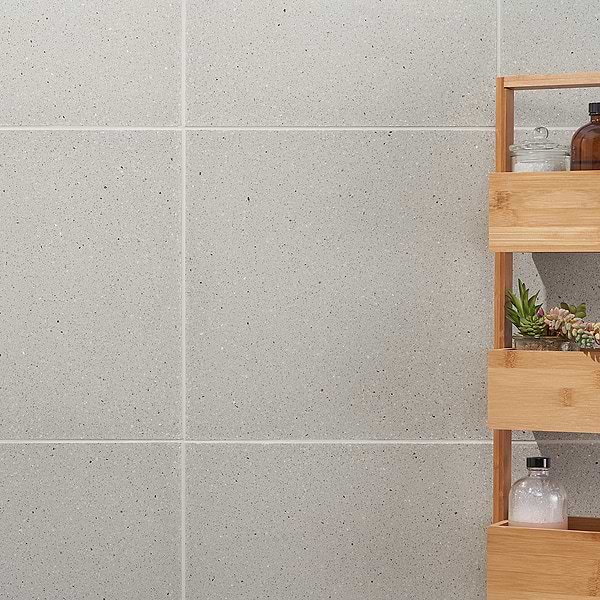 True Terrazzo Argento Beige 16x16 Polished Terrazzo Tile