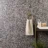 True Terrazzo Paradiso Gray 16x16 Polished Terrazzo Tile; in Gray, White, Black, Brown Cement Base with Stone Chips (Terrazzo); for Backsplash, Bathroom Floor, Bathroom Wall, Commercial Floor, Floor Tile, Kitchen Floor, Kitchen Wall, Outdoor Floor, Outdoor Wall, Shower Floor, Shower Wall, Wall Tile; in Style Ideas Classic, Contemporary, Industrial, Mid Century, Modern, Transitional; released 2025; new, trends
