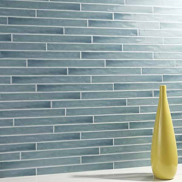 Carolina Sky Blue 2x20 Polished Ceramic Tile