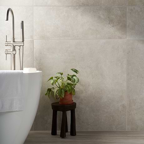 Saint Remy Avorio White 3D Textured Veining 36x36 Semi-Polished Porcelain Tile