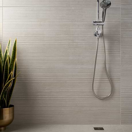 Saint Remy Deco Avorio White 3D Textured Veining 24x48 Semi-Polished Porcelain Tile