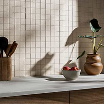 Hikari Paper Cream 2x2 Matte Mosaic Tile