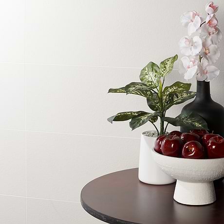 Reverb Basalt Bianco 12x36 Matte Ceramic Tile