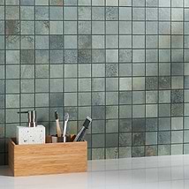 Angela Harris Flatiron Aquamarine 2x2 Porcelain Matte Mosaic