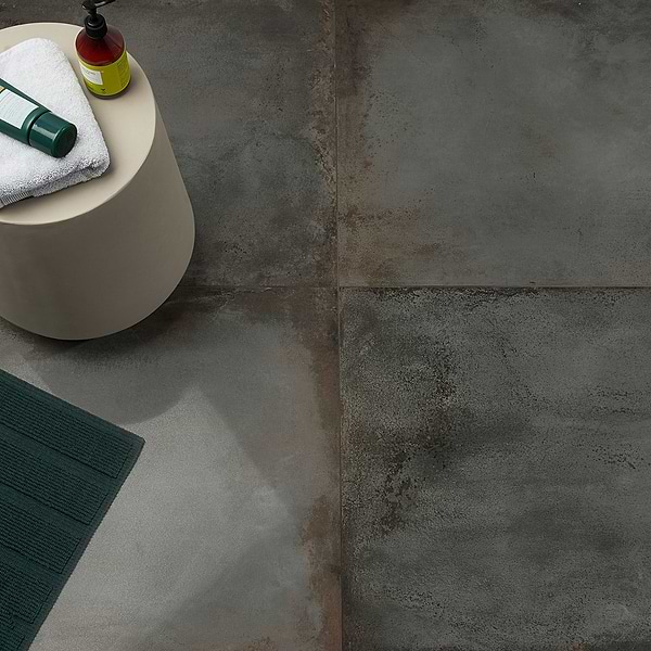 Angela Harris Flatiron Graphite 24x48 Semi-Polished Porcelain Tile