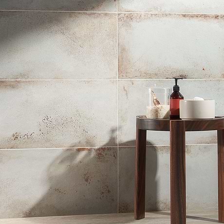 Angela Harris Flatiron White 12x24 Matte Porcelain Tile