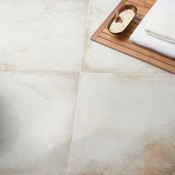 Sample-Angela Harris Flatiron White Semi-Polished Porcelain Tile