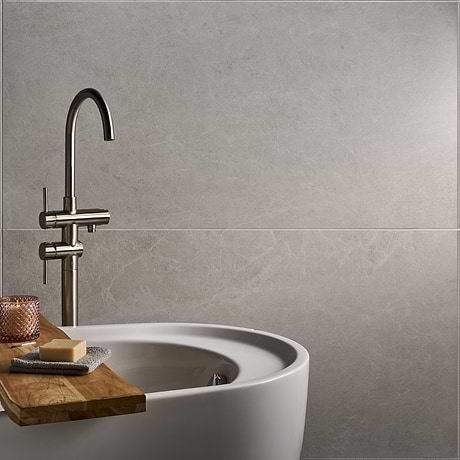 ZenTech Chalk White 24x48 Matte Porcelain Tile