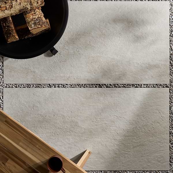 ZenTech Chalk White 24x48 Matte Porcelain 2CM Outdoor Paver