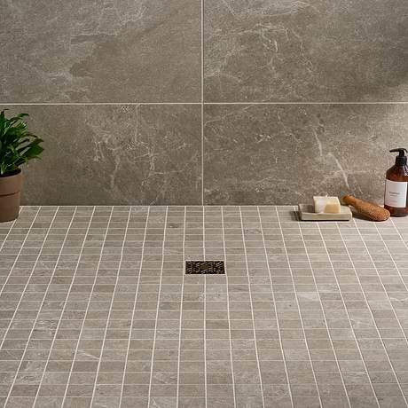 ZenTech Greige Beige 2x2 Matte Porcelain Mosaic Tile