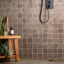 Terra Villa Gray 4x4 Matte Presealed Genuine Terracotta Tile