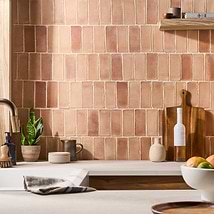 Terra Villa Sand Beige 2x6 Matte Presealed Genuine Terracotta Tile