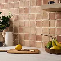 Terra Villa Sand Beige 4x4 Matte Presealed Genuine Terracotta Tile