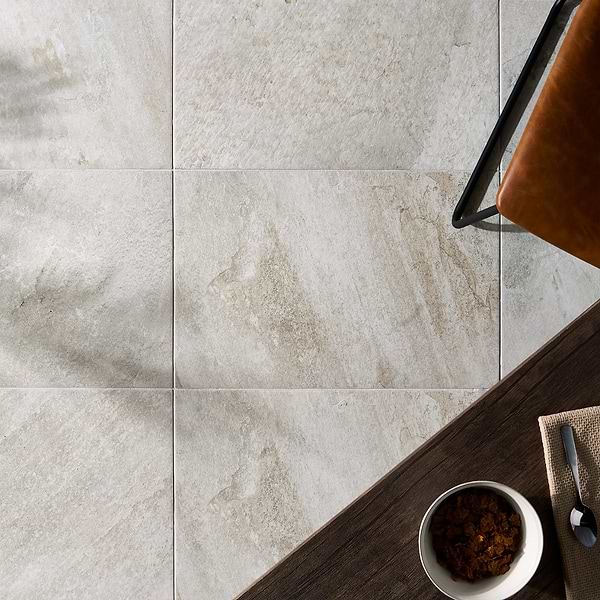 Shala Smoke White 18x26 Matte Porcelain Tile