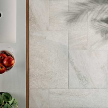 Shala Smoke White French Pattern Matte Porcelain Tile