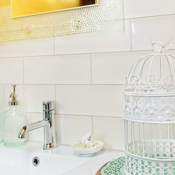 Santa Monica Ivory 4x12 Polished Ceramic Tile