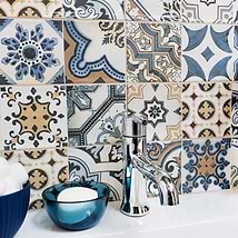 Santa Monica Warm Deco 4x12 Ceramic Wall Tile