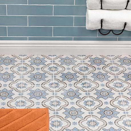 Encaustic Look Porcelain Tile for Backsplash,Kitchen Floor,Kitchen Wall,Bathroom Floor,Bathroom Wall,Shower Wall,Shower Floor,Outdoor Floor,Outdoor Wall,Commercial Floor