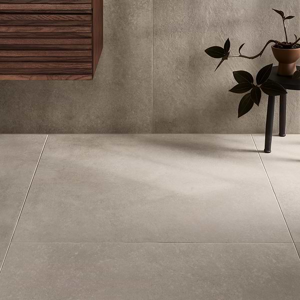 Stoneside Cream Beige 36x36 Matte Porcelain Tile