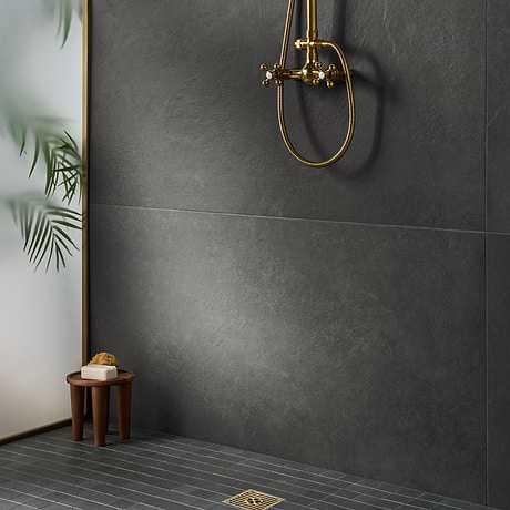 Stoneside Charcoal Gray 24x48 Matte Porcelain Tile