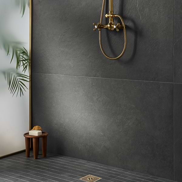 Stoneside Charcoal Gray 24x48 Matte Porcelain Tile