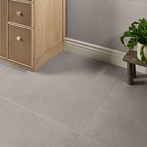 Stoneside Linen Warm Gray 36x36 Matte Porcelain Tile
