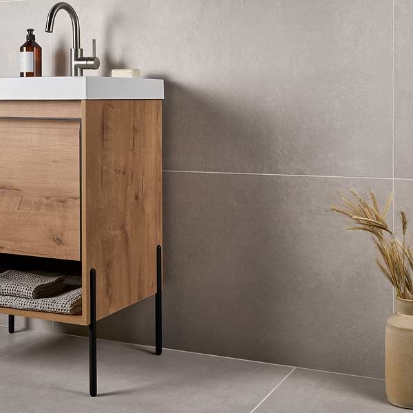 Stoneside Pearl Gray 24x48 Matte Porcelain Tile