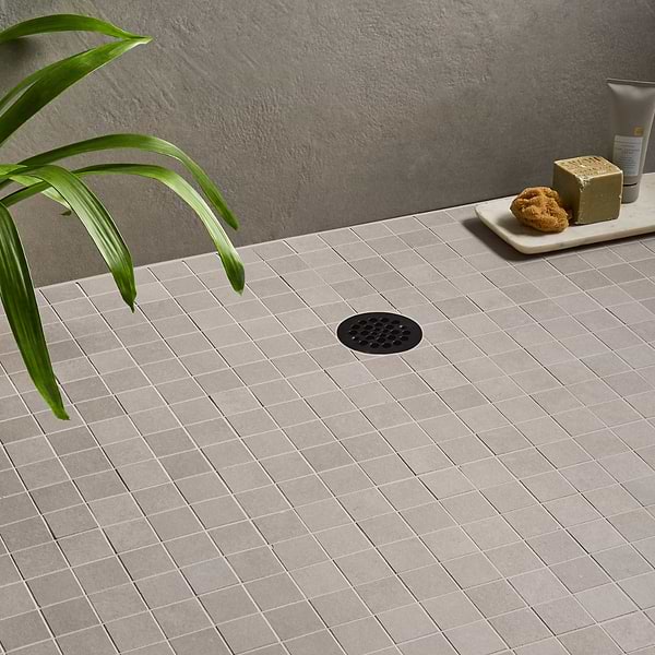 Stoneside Pearl Gray 2x2 Porcelain Matte Mosaic Tile