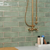 Los Lunas Green 4x12 Polished Ceramic Subway Wall Tile
