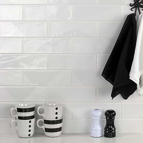 Ceramic Subway Tile for Backsplash,Kitchen Wall,Bathroom Wall,Shower Wall