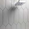 Aliante Light Gray 4X12 Picket Matte Porcelain Tile; in Light Gray Porcelain; for Backsplash, Bathroom Floor, Bathroom Wall, Commercial Floor, Floor Tile, Kitchen Floor, Kitchen Wall, Outdoor Wall, Shower Wall, Wall Tile; in Style Ideas Classic, Contemporary, Farmhouse, Industrial, Transitional