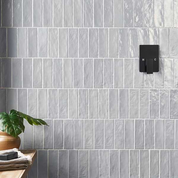 Montauk Sky Blue 2x8 Mixed Finish Ceramic Tile