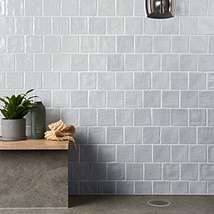 Montauk Sky Blue 4x4 Mixed Finish Ceramic Tile Montauk Sky Blue 4x4 Mixed Finish Ceramic Tile