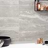Basic Travertine Silver 12x24 Matte Porcelain Tile