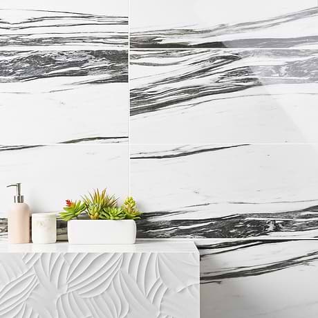 Drama Fall 12x24 Polished Porcelain Tile