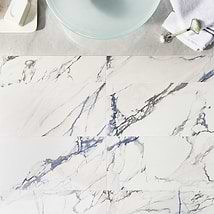 Calacatta Azur 12x24 Polished Porcelain Tile