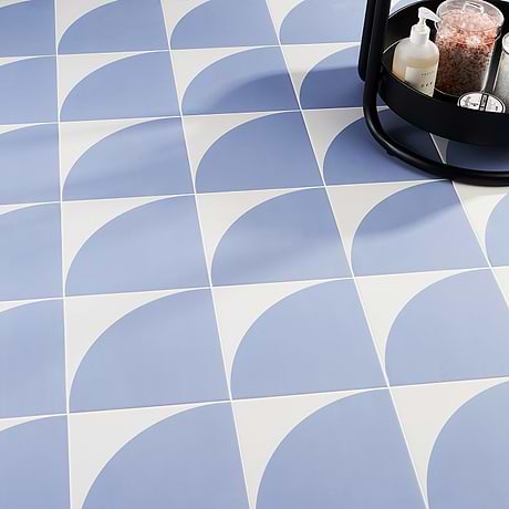 Encaustic Look Porcelain Tile for Backsplash,Kitchen Wall,Bathroom Wall,Shower Wall,Shower Floor,Outdoor Floor,Outdoor Wall,Commercial Floor