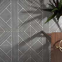 Nolita Black & White 24x24 Matte Porcelain Tile