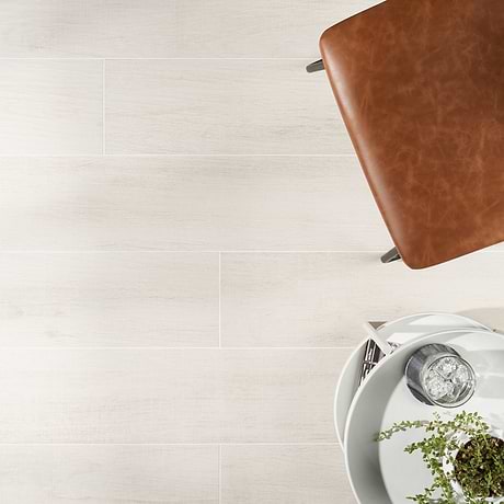 Kenridge White 8x48 Wood Look Matte Porcelain Tile