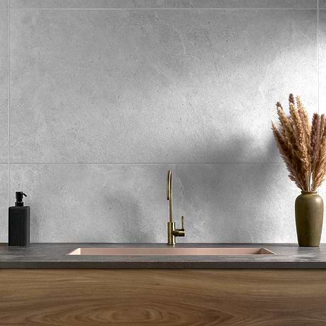 Lune Gray 24x48 Matte Porcelain Tile