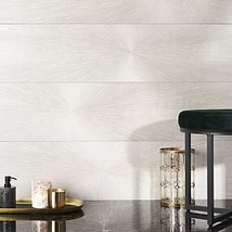 Twilight Star White 12x48 Metal Look Porcelain Tile