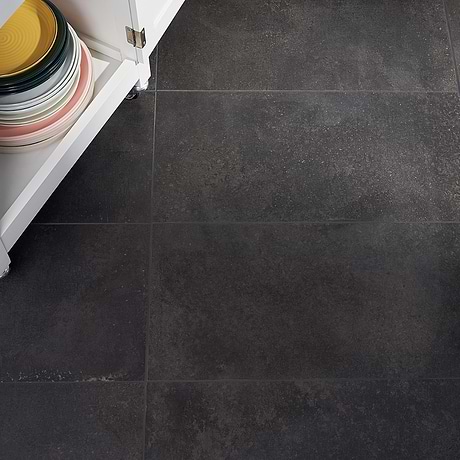 Bronx Black 12x24 Matte Porcelain Tile