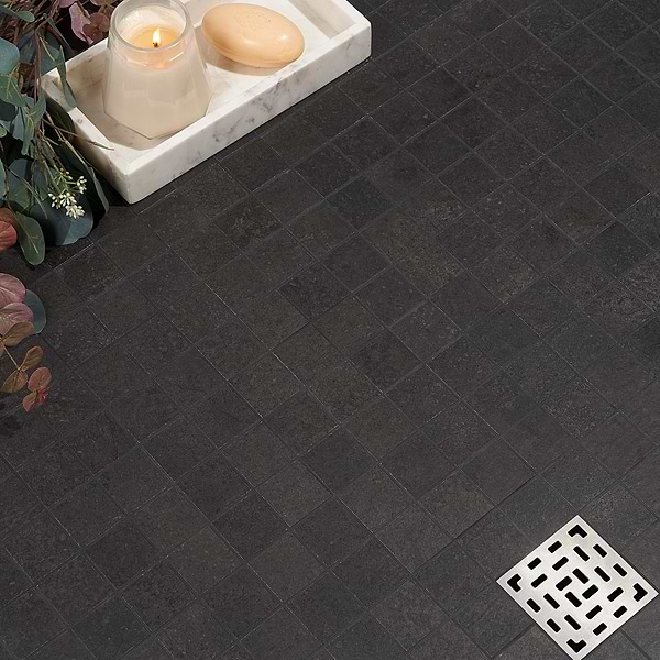 Bronx Black 2x2 Matte Porcelain Mosaic Tile