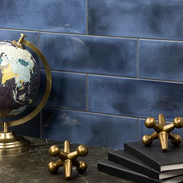 Diesel Camp Blue Glaze 4x12 Ceramic Tile
