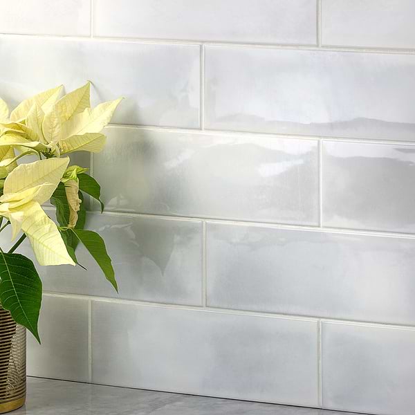 Diesel Camp Smoke White 4x12 Glossy Ceramic Subway Tile