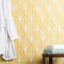 HexArt Deco Yellow 8" Hexagon Matte Porcelain Tile
