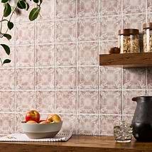 Paula Purroy Talia Cala Terracotta 5x5 Matte Ceramic Tile